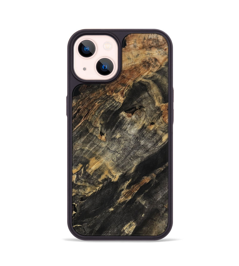iPhone 14 Wood Phone Case - Gianna (Wood Burl, 802022)