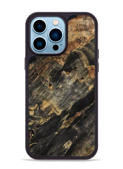iPhone 14 Pro Max Wood Phone Case - Gianna (Wood Burl, 802022)