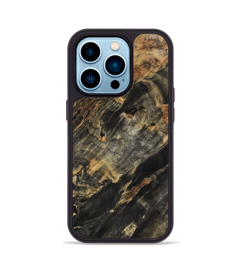 iPhone 14 Pro Wood Phone Case - Gianna (Wood Burl, 802022)