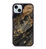 iPhone 15 Plus Wood Phone Case - Gianna (Wood Burl, 802022)
