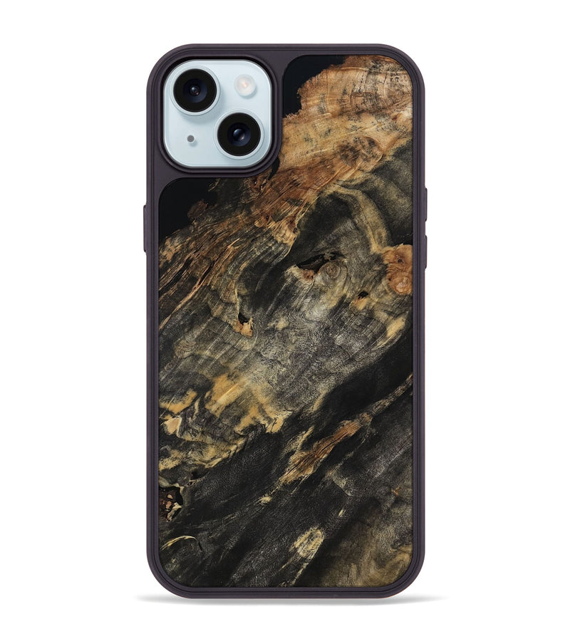 iPhone 15 Plus Wood Phone Case - Gianna (Wood Burl, 802022)