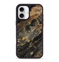 iPhone 16 Plus Wood Phone Case - Gianna (Wood Burl, 802022)