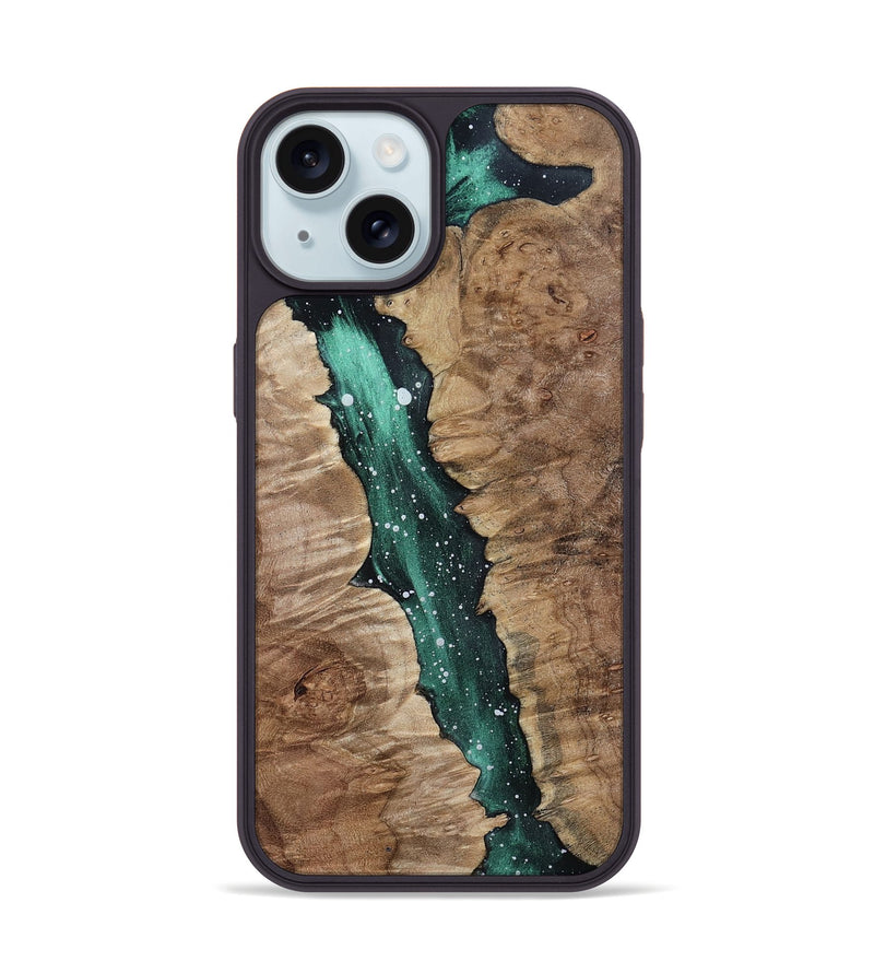 iPhone 15 Wood Phone Case - Loni (Cosmos, 802024)