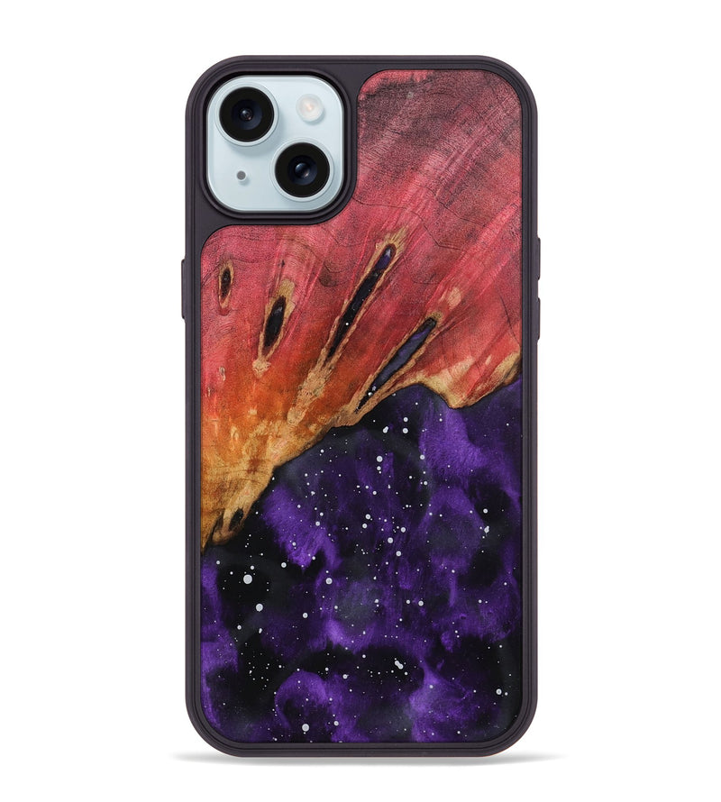 iPhone 15 Plus Wood Phone Case - Katelin (Cosmos, 802025)