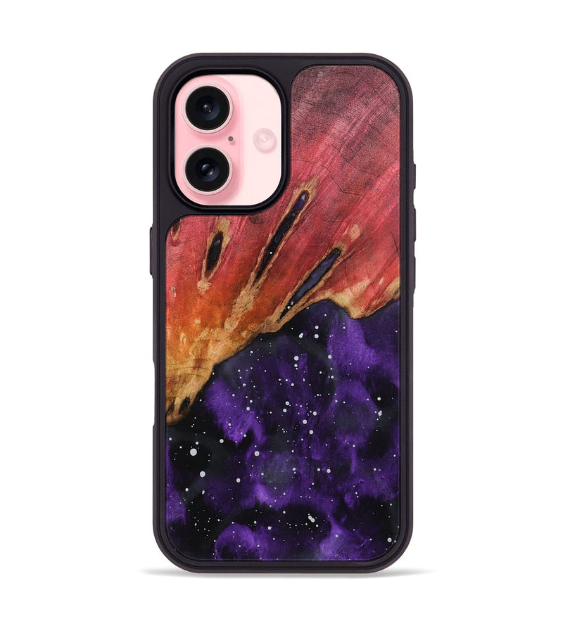 iPhone 16 Wood Phone Case - Katelin (Cosmos, 802025)