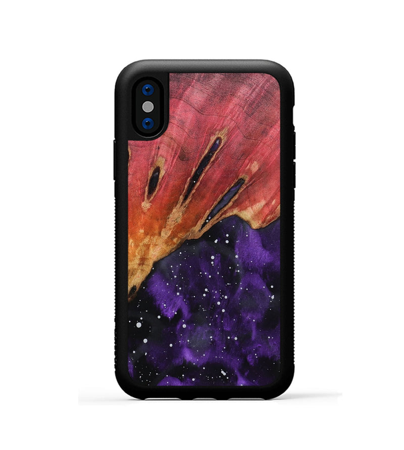 iPhone Xs Wood Phone Case - Katelin (Cosmos, 802025)