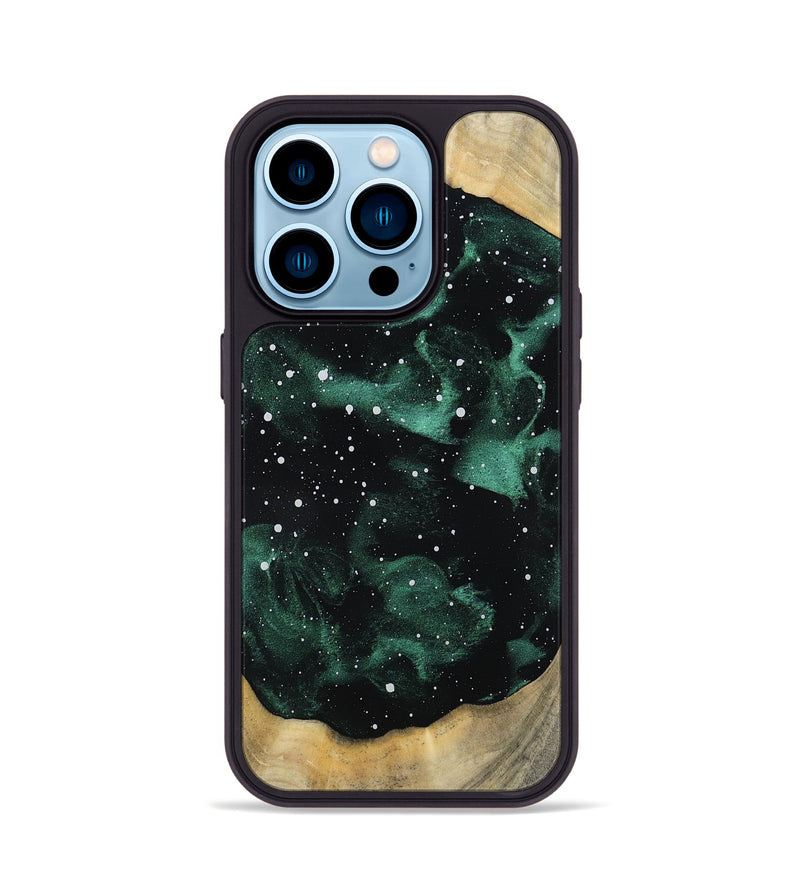 iPhone 14 Pro Wood Phone Case - Brendon (Cosmos, 802029)
