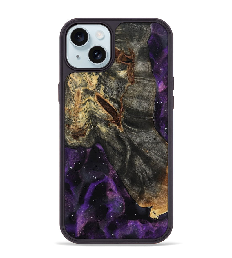 iPhone 15 Plus Wood Phone Case - Nautica (Cosmos, 802031)