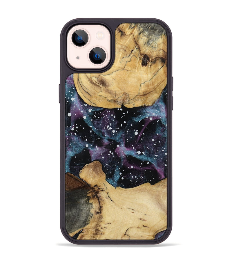 iPhone 14 Plus Wood Phone Case - Mariam (Cosmos, 802033)