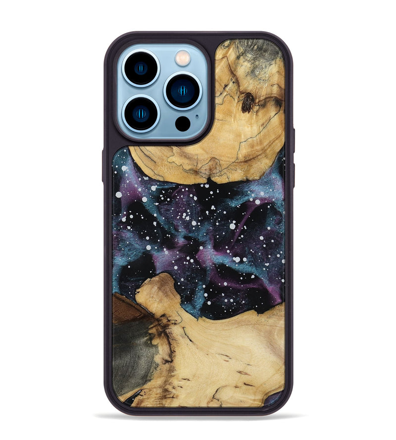 iPhone 14 Pro Max Wood Phone Case - Mariam (Cosmos, 802033)