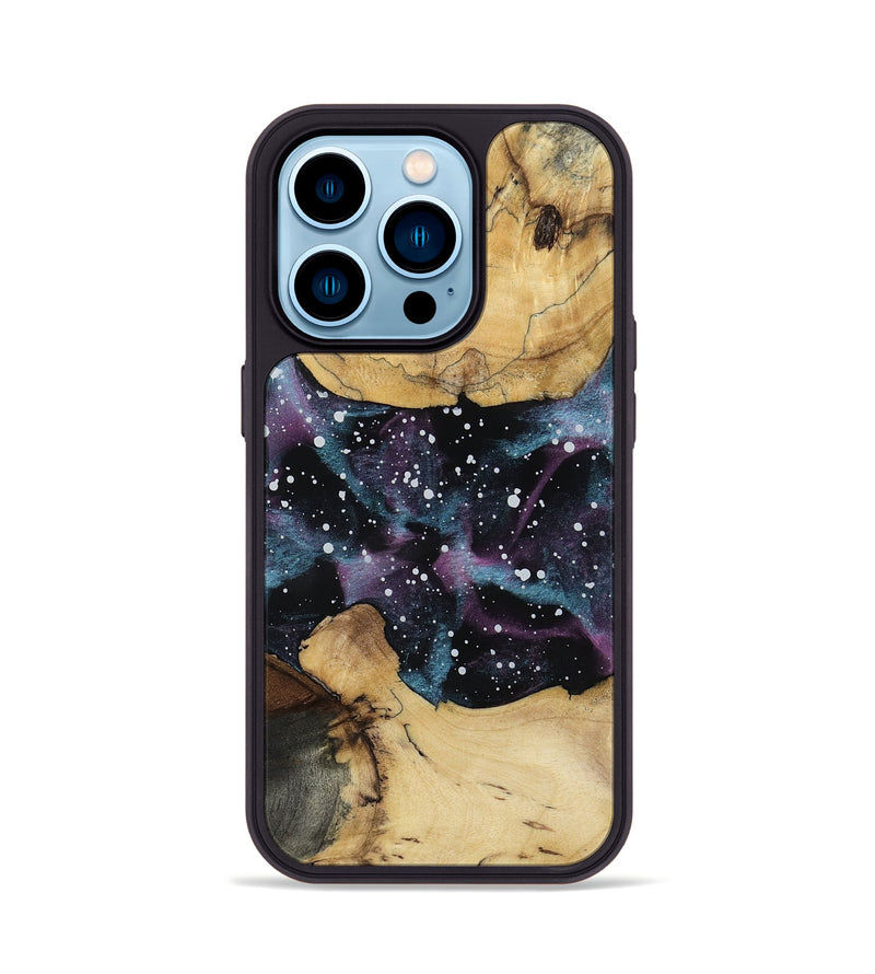 iPhone 14 Pro Wood Phone Case - Mariam (Cosmos, 802033)