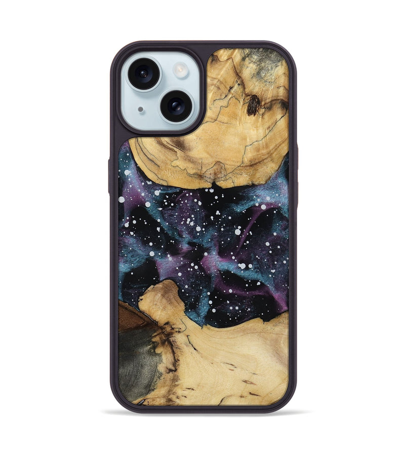 iPhone 15 Wood Phone Case - Mariam (Cosmos, 802033)