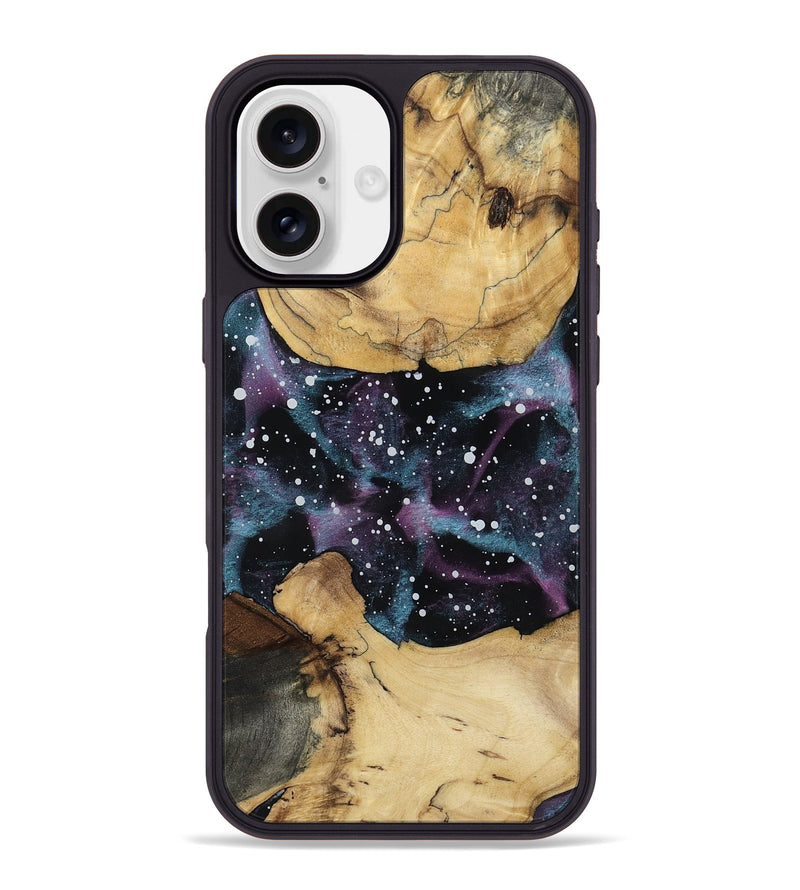 iPhone 16 Plus Wood Phone Case - Mariam (Cosmos, 802033)