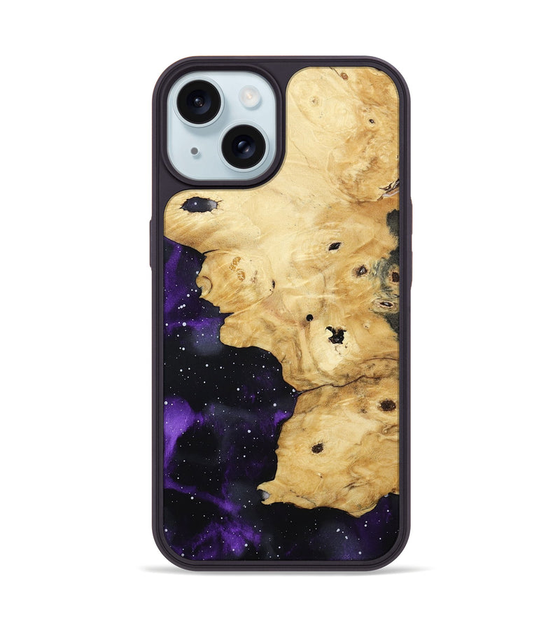 iPhone 15 Wood Phone Case - Robbie (Cosmos, 802034)