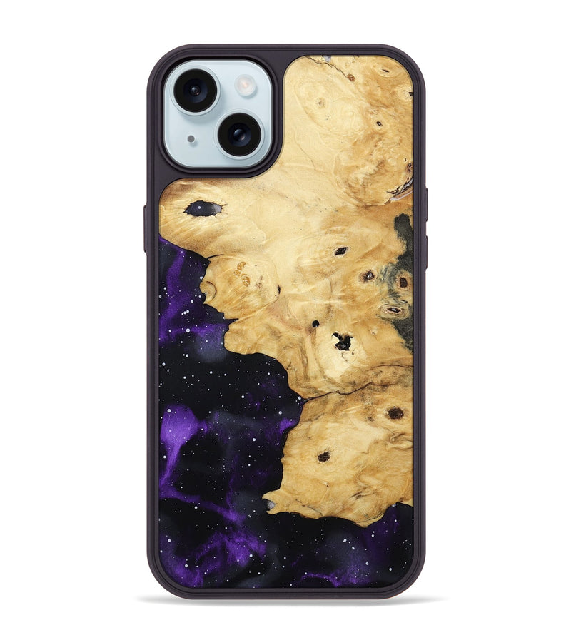 iPhone 15 Plus Wood Phone Case - Robbie (Cosmos, 802034)