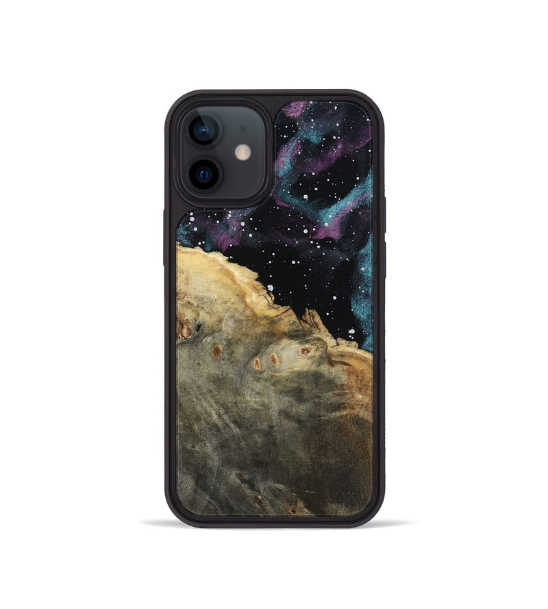 iPhone 12 mini Wood Phone Case - Ivory (Cosmos, 802035)