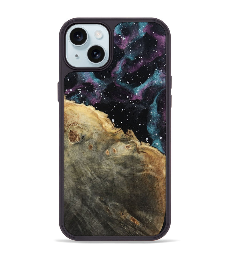 iPhone 15 Plus Wood Phone Case - Ivory (Cosmos, 802035)