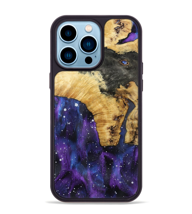iPhone 14 Pro Max Wood Phone Case - Cara (Cosmos, 802046)