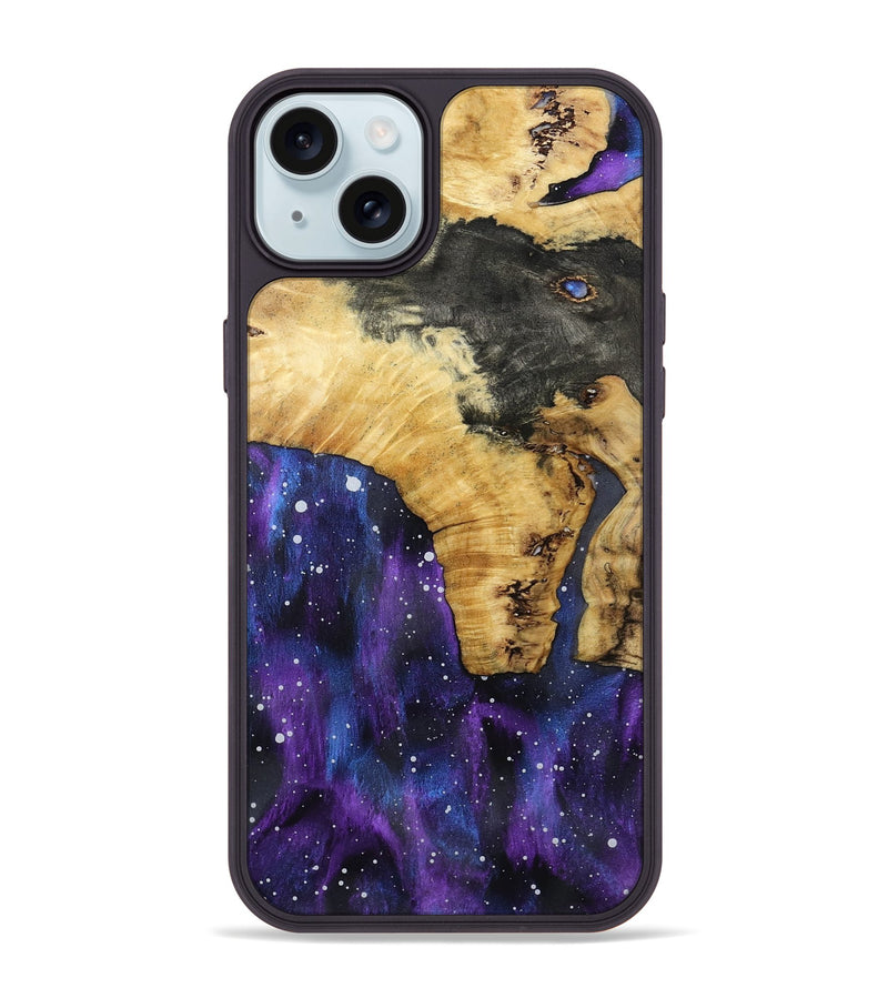 iPhone 15 Plus Wood Phone Case - Cara (Cosmos, 802046)