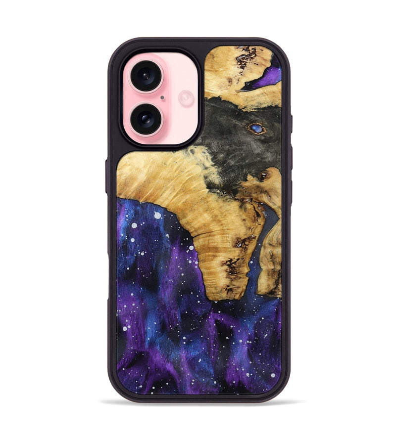 iPhone 16 Wood Phone Case - Cara (Cosmos, 802046)