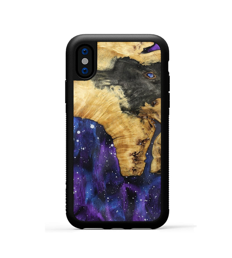 iPhone Xs Wood Phone Case - Cara (Cosmos, 802046)