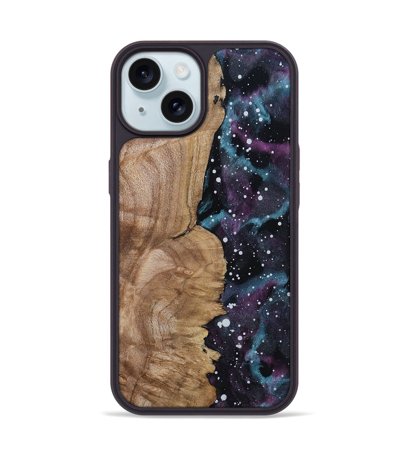 iPhone 15 Wood Phone Case - Dave (Cosmos, 802048)