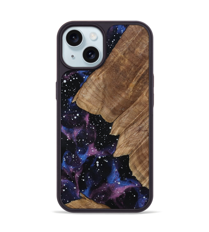 iPhone 15 Wood Phone Case - Khalil (Cosmos, 802051)