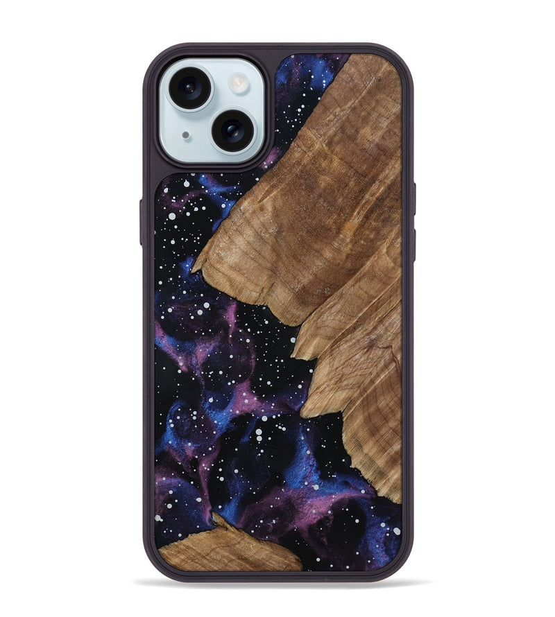 iPhone 15 Plus Wood Phone Case - Khalil (Cosmos, 802051)