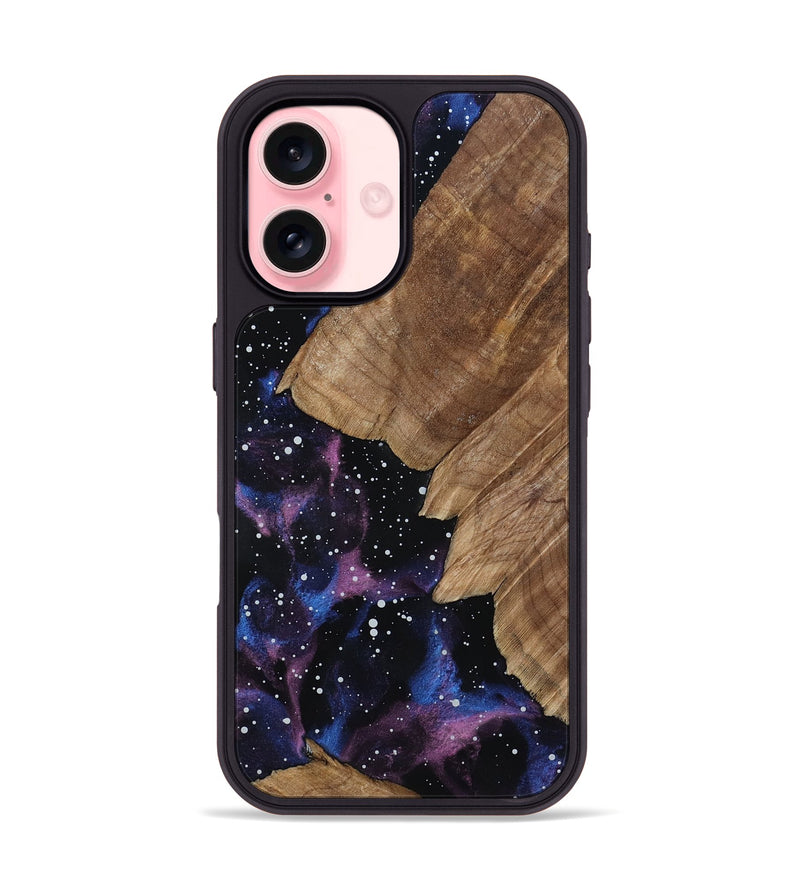 iPhone 16 Wood Phone Case - Khalil (Cosmos, 802051)