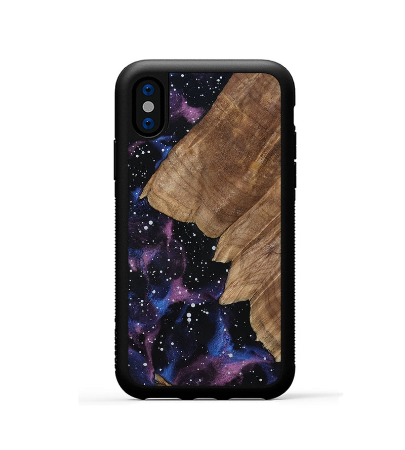 iPhone Xs Wood Phone Case - Khalil (Cosmos, 802051)