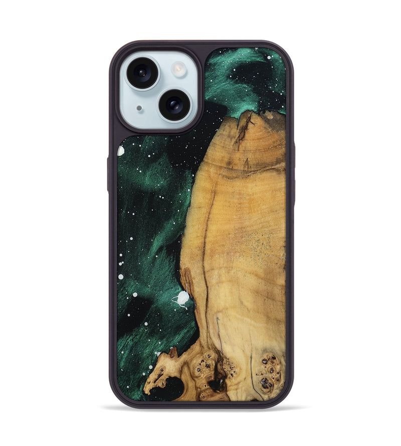iPhone 15 Wood Phone Case - Thad (Cosmos, 802053)