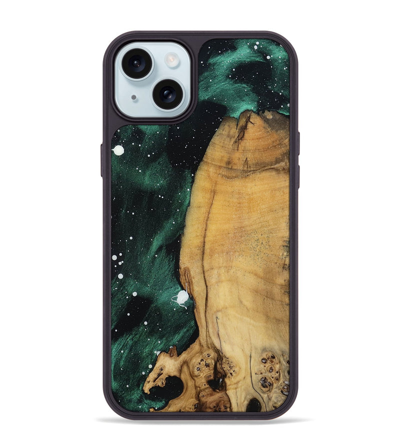 iPhone 15 Plus Wood Phone Case - Thad (Cosmos, 802053)