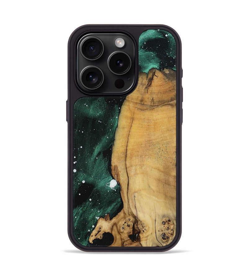 iPhone 15 Pro Wood Phone Case - Thad (Cosmos, 802053)