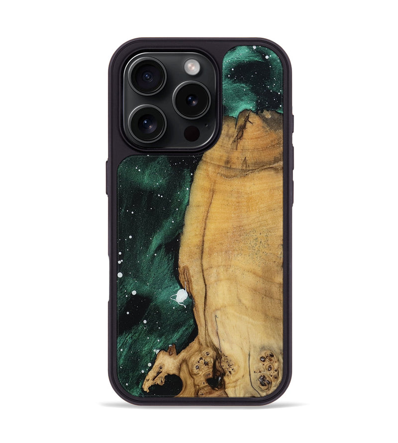 iPhone 16 Pro Wood Phone Case - Thad (Cosmos, 802053)