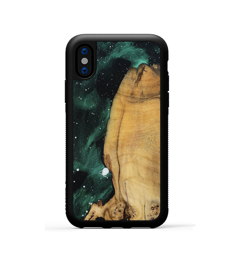 iPhone Xs Wood Phone Case - Thad (Cosmos, 802053)