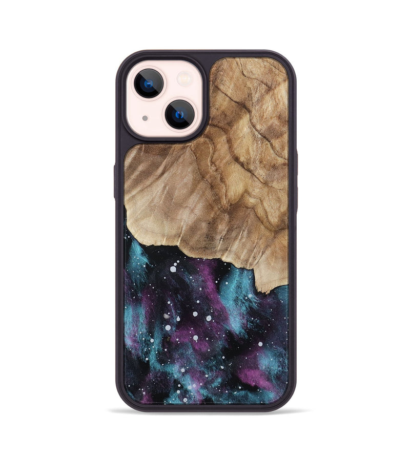 iPhone 14 Wood Phone Case - Velvet (Cosmos, 802054)