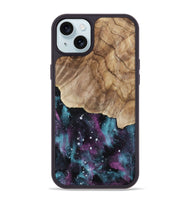 iPhone 15 Plus Wood Phone Case - Velvet (Cosmos, 802054)