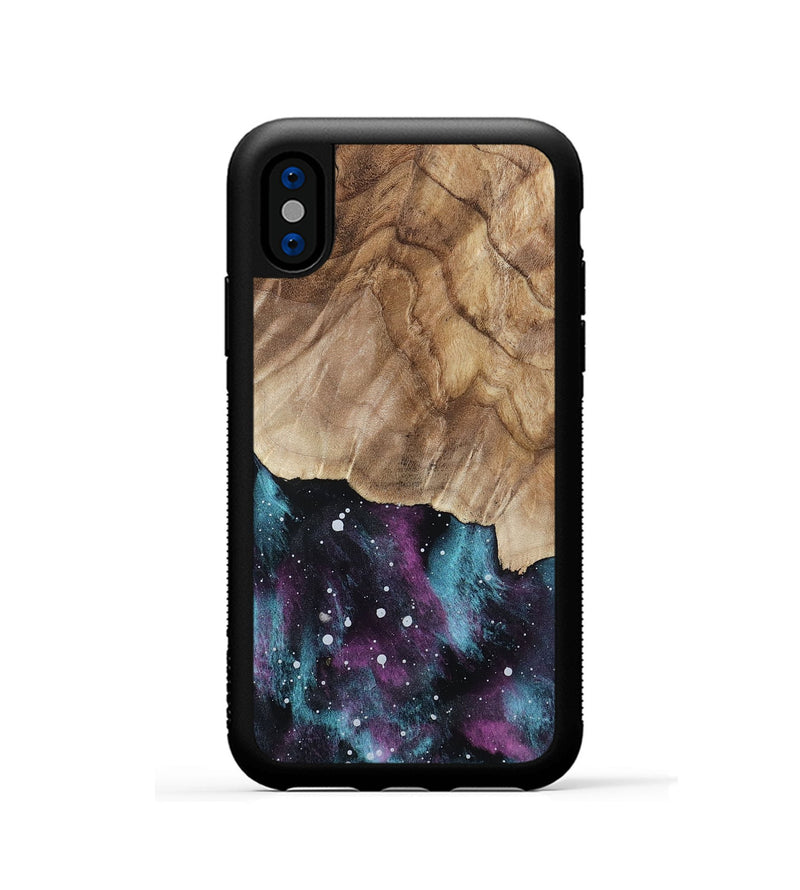iPhone Xs Wood Phone Case - Velvet (Cosmos, 802054)