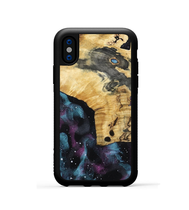 iPhone Xs Wood Phone Case - Emerie (Cosmos, 802056)
