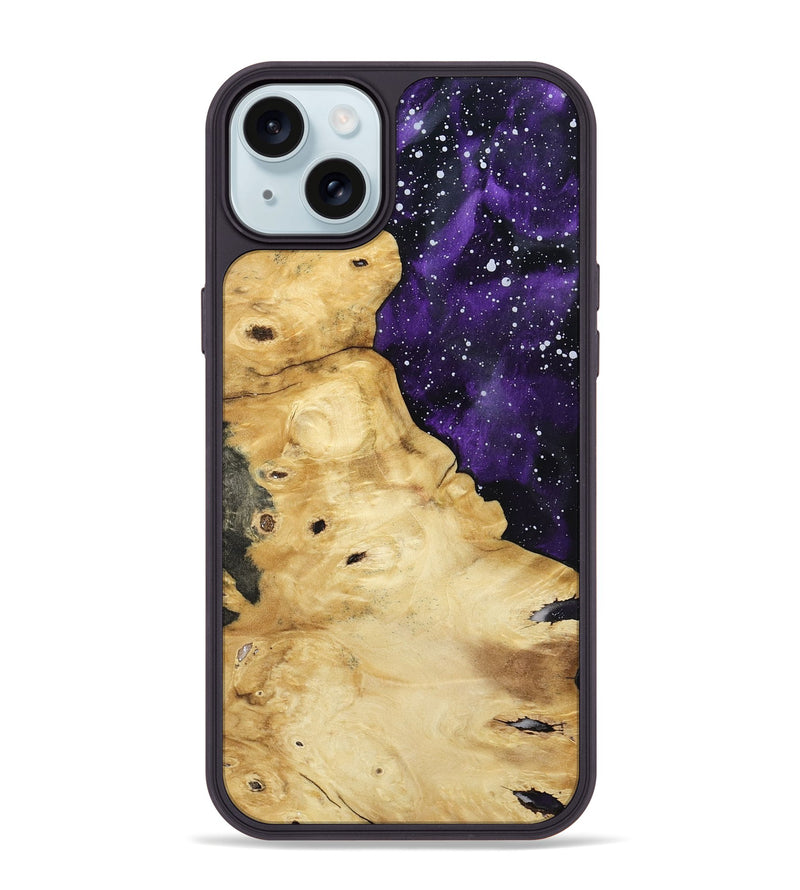 iPhone 15 Plus Wood Phone Case - Ariella (Cosmos, 802057)