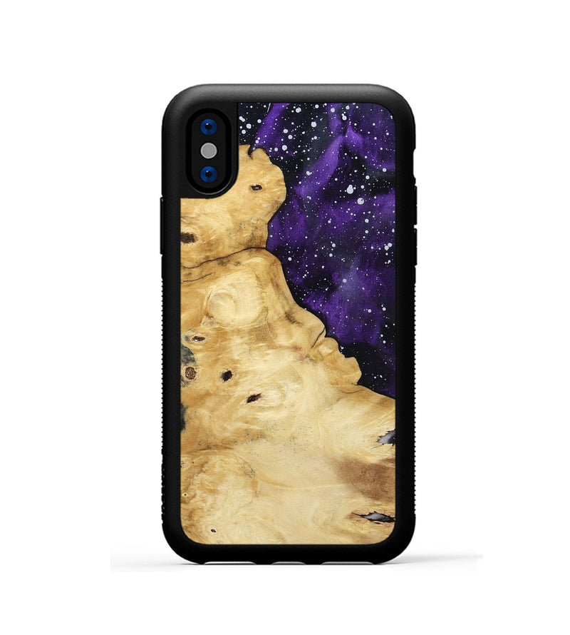 iPhone Xs Wood Phone Case - Ariella (Cosmos, 802057)