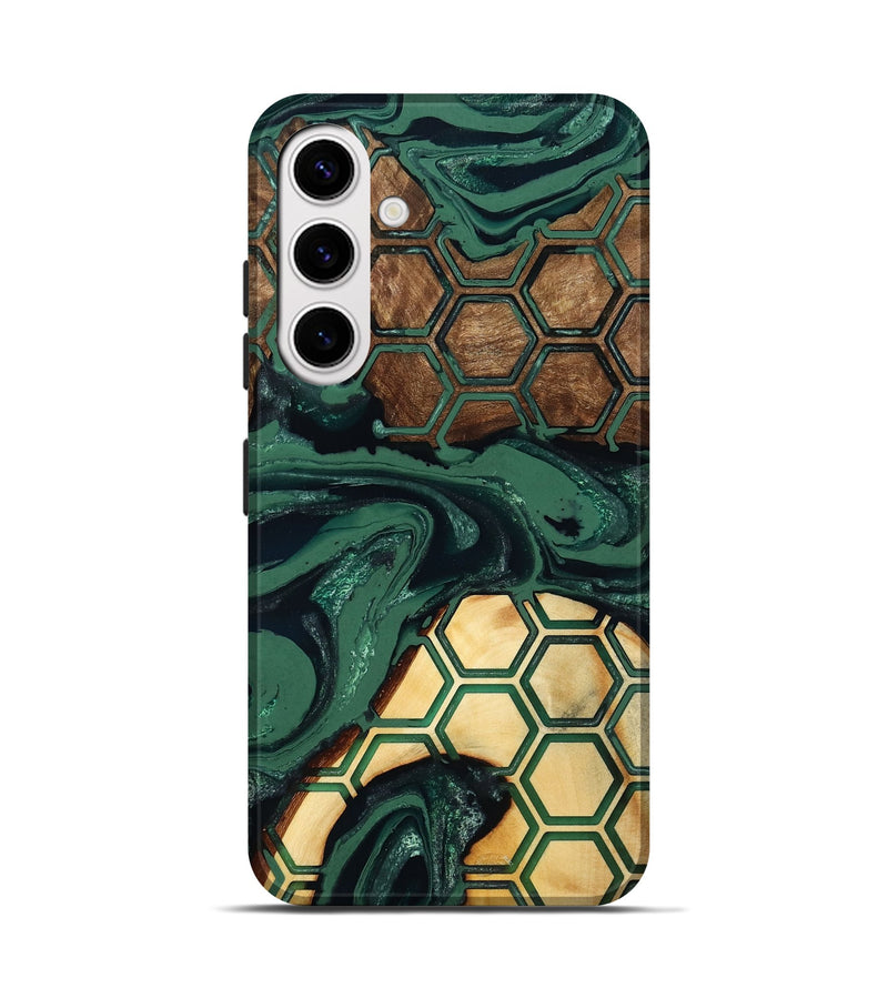 Galaxy S25 Wood Live Edge Phone Case - Lulu (Pattern, 802058)