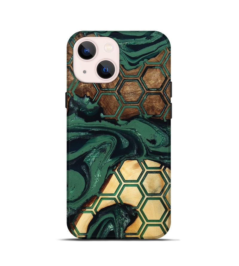 iPhone 13 mini Wood Live Edge Phone Case - Lulu (Pattern, 802058)