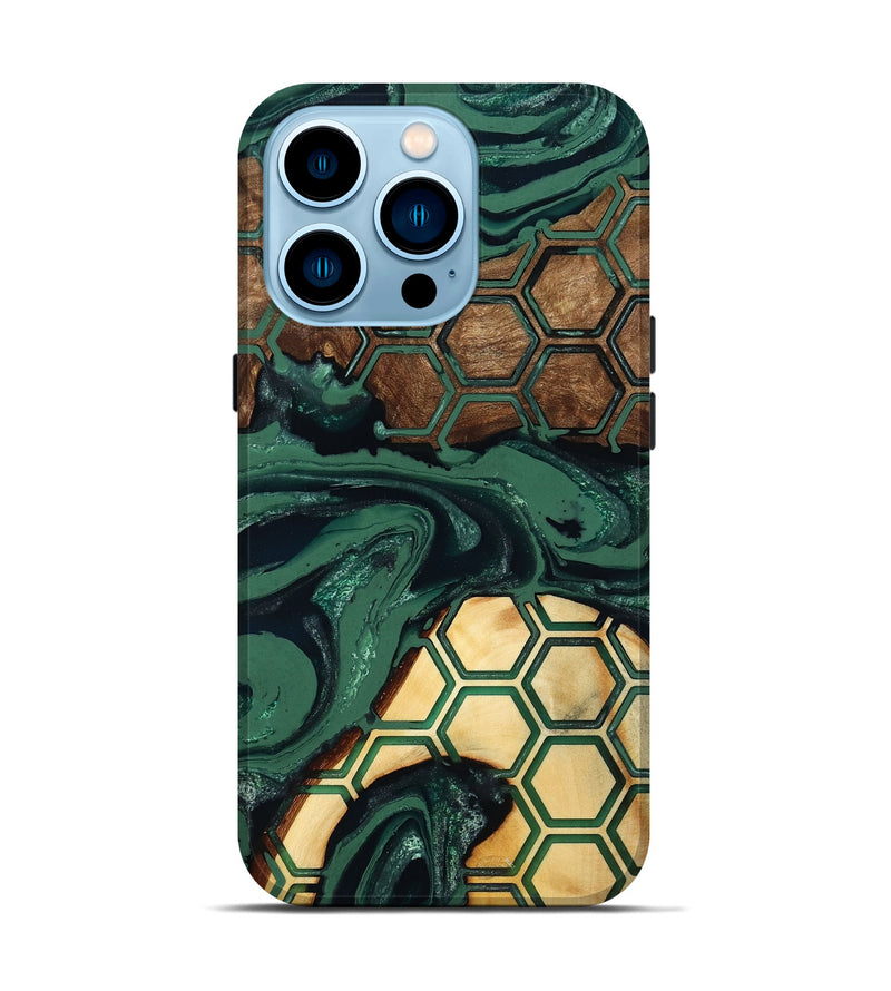 iPhone 14 Pro Wood Live Edge Phone Case - Lulu (Pattern, 802058)