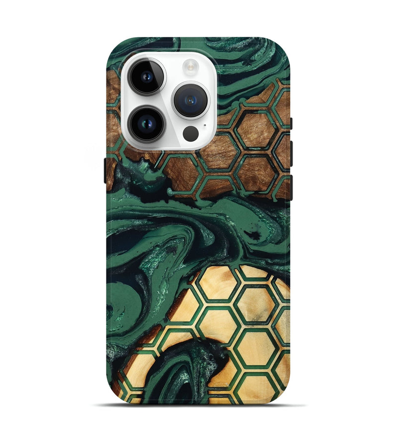 iPhone 15 Pro Wood Live Edge Phone Case - Lulu (Pattern, 802058)