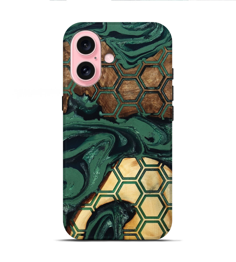 iPhone 16 Wood Live Edge Phone Case - Lulu (Pattern, 802058)