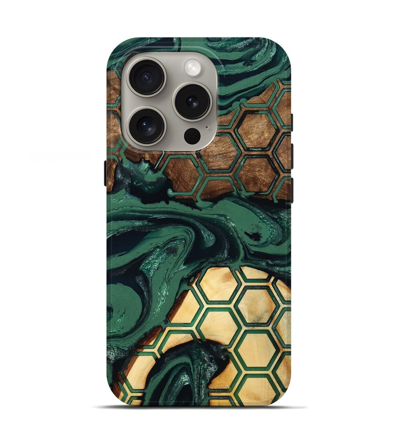 iPhone 16 Pro Wood Live Edge Phone Case - Lulu (Pattern, 802058)