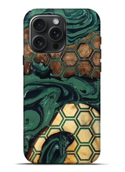 iPhone 16 Pro Max Wood Live Edge Phone Case - Lulu (Pattern, 802058)