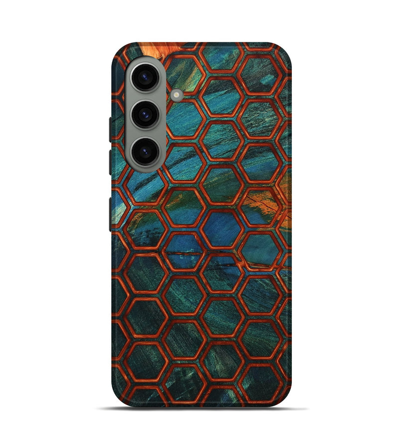 Galaxy S24 Wood Live Edge Phone Case - Pam (Double Dyed, 802059)