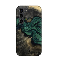 Galaxy S23 Wood Live Edge Phone Case - Carol (Green, 802061)
